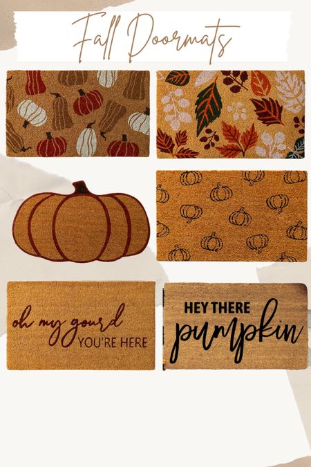 Fall home decor, autumn decor, fall door mats, pumpkin doormats

#LTKSeasonal #LTKhome #LTKunder50