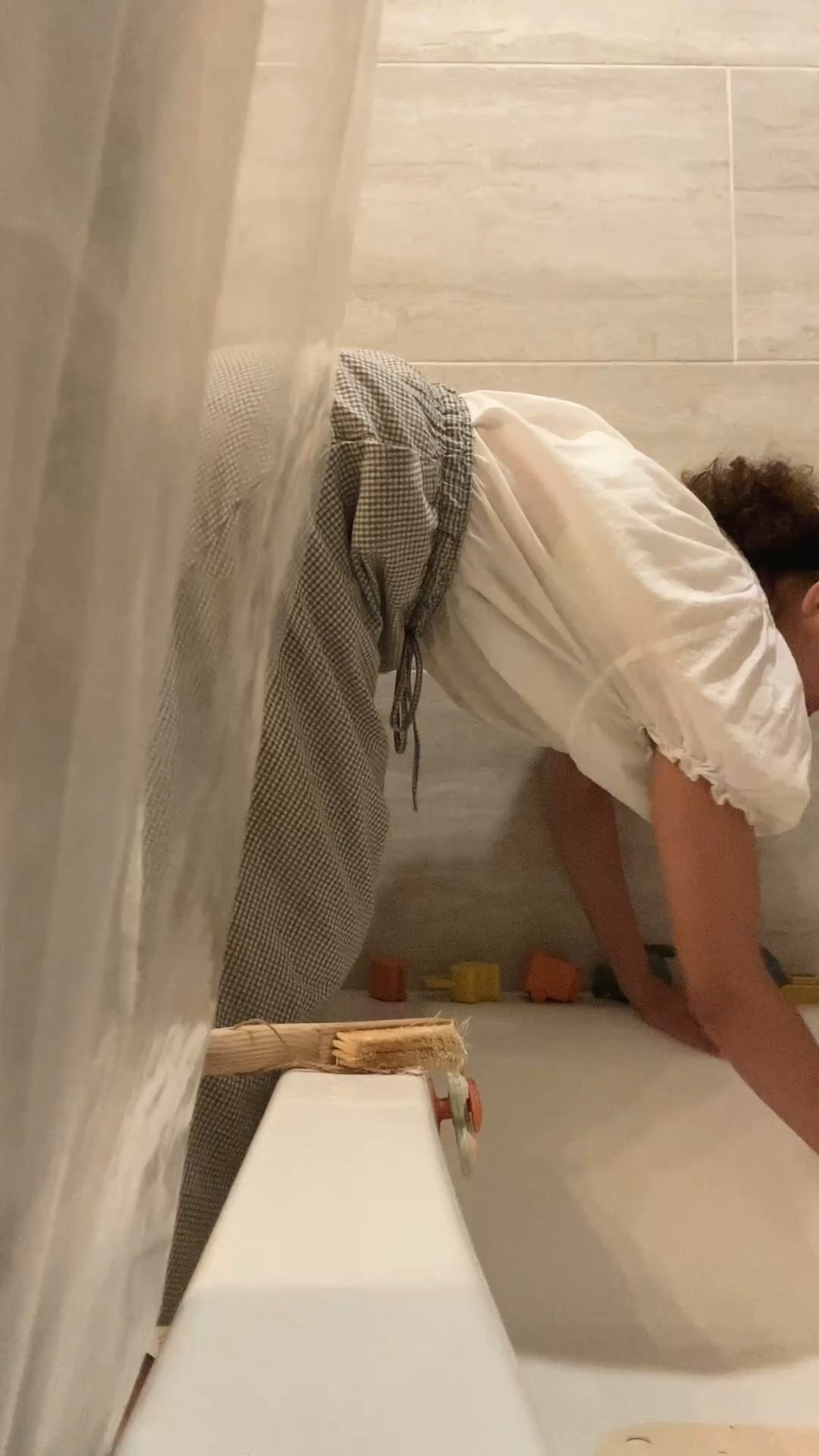 Ladies, let this be your reminder that you can do anything in a dress or skirt hehe. Bathtub cleaning day! Linked all our favorite baby bath supplies below! I like to treat bath time like a relaxing spa experience for the boys so we keep toys pretty minimal!

#LTKKids #LTKFamily #LTKBaby