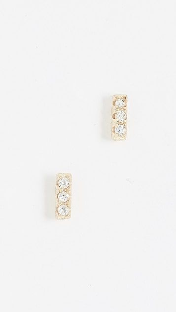 Tiny Bar Earrings | Shopbop