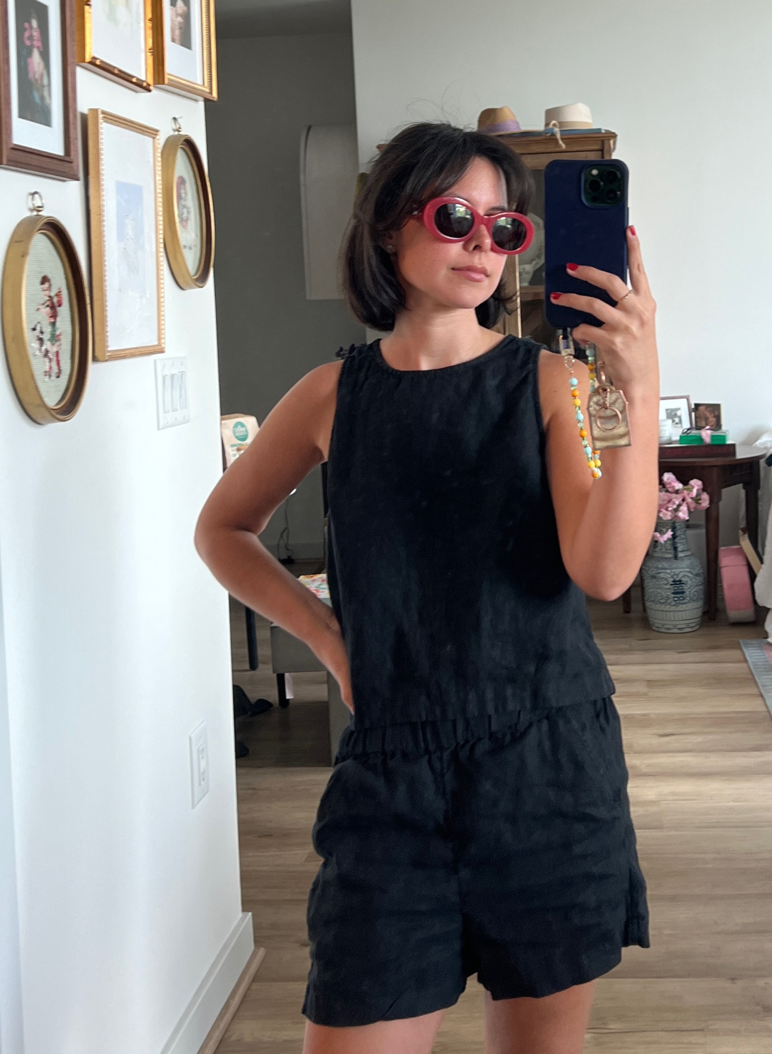 Nordstrom sale sunglasses, designer sunglasses, Celine sunglasses, linen set, matching set, black matching set, petite 

#LTKStyleTip #LTKxNSale