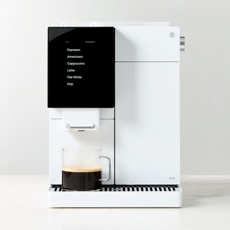 Terra Kaffe TK-02 White Espresso Machine | CB2 | CB2