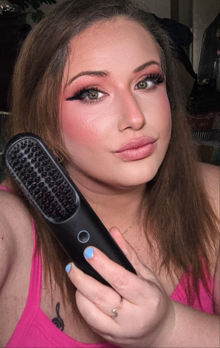 Cordless travel straightener that actually works! #hairstraightener #hair #beauty #amazonhair #amazonfinds #amazonbeauty  

#LTKFindsUnder50 #LTKBeauty