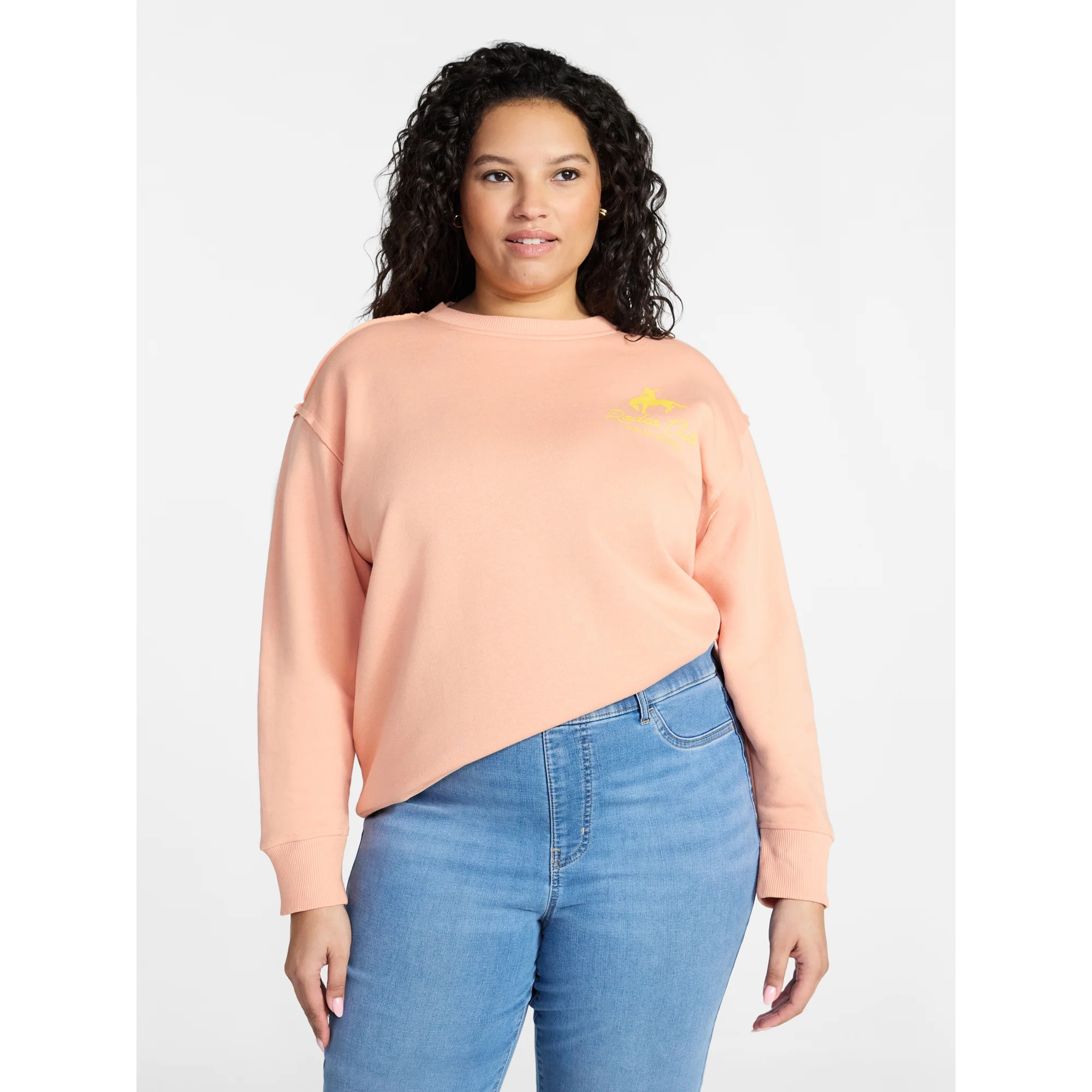 Terra & Sky Women's Plus Size Nashville USA Graphic Sweatshirt, Sizes 0X-5X | Walmart (US)