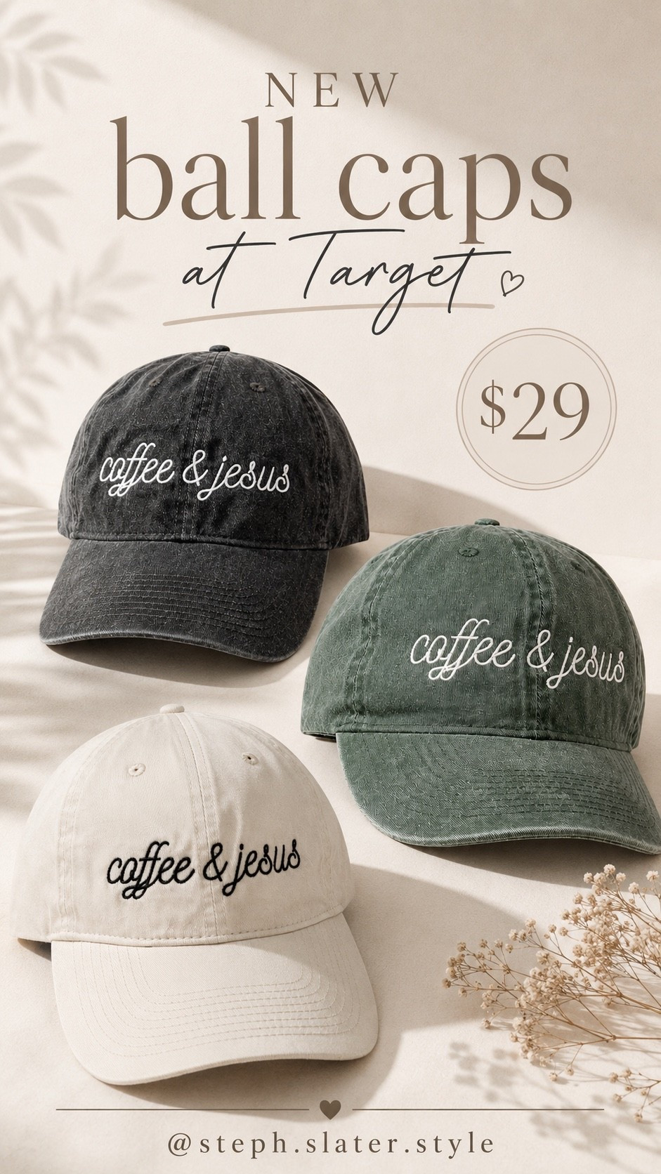 These cutest embroidered ball caps at Target ☕️

#LTKootd #LTKmomlife #LTKOver40