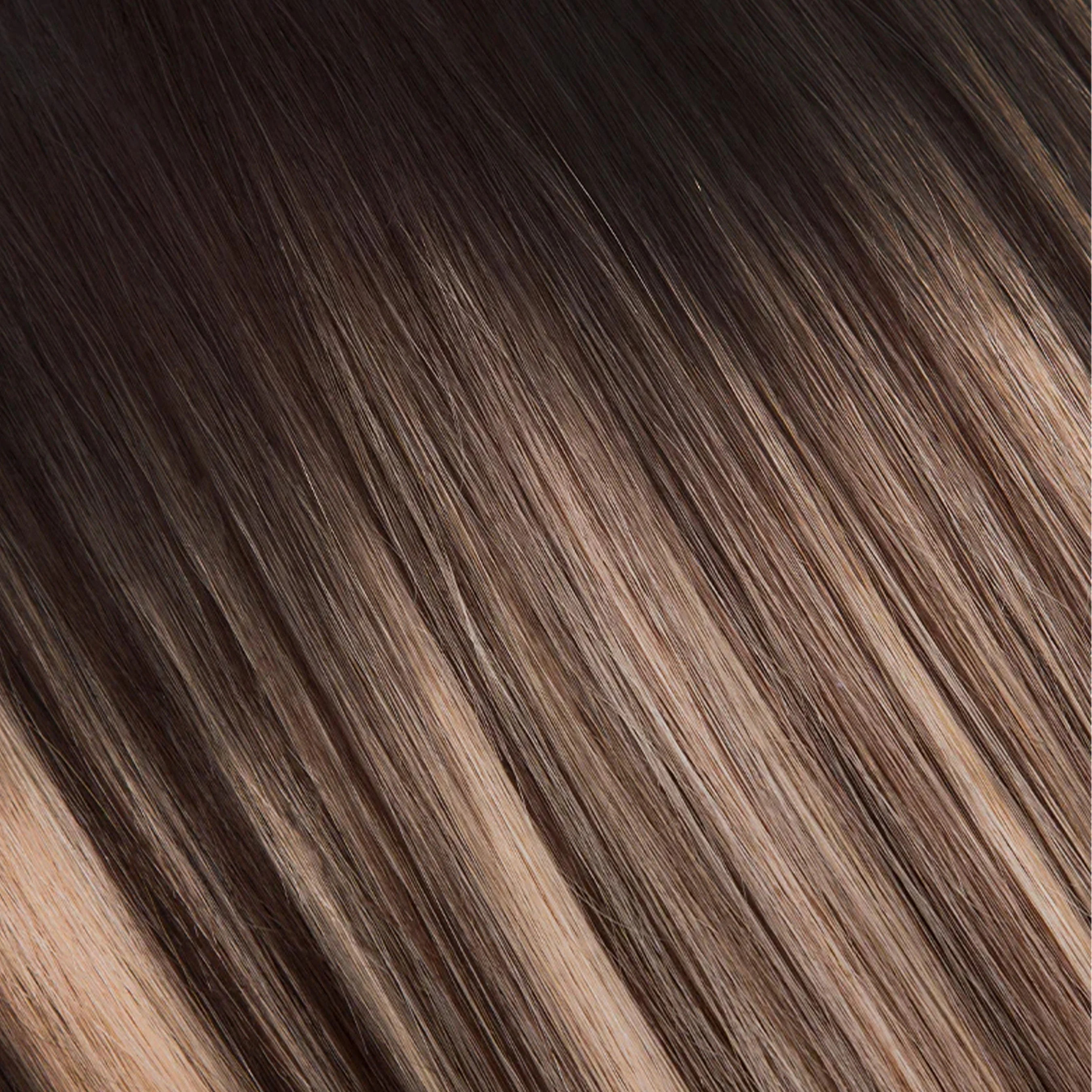 Silk Seam Clip-In, Dark Brown/Dirty Blonde | Bellami Hair