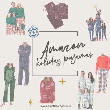 If you haven't grabbed your holiday jammies, look no further! If you just want to treat yourself or match with the whole fam, Amazon has you covered! #AmazonPajamas #HolidaySleepwear #12DaysofIdeaLists

#LTKfamily #LTKHoliday #LTKSeasonal