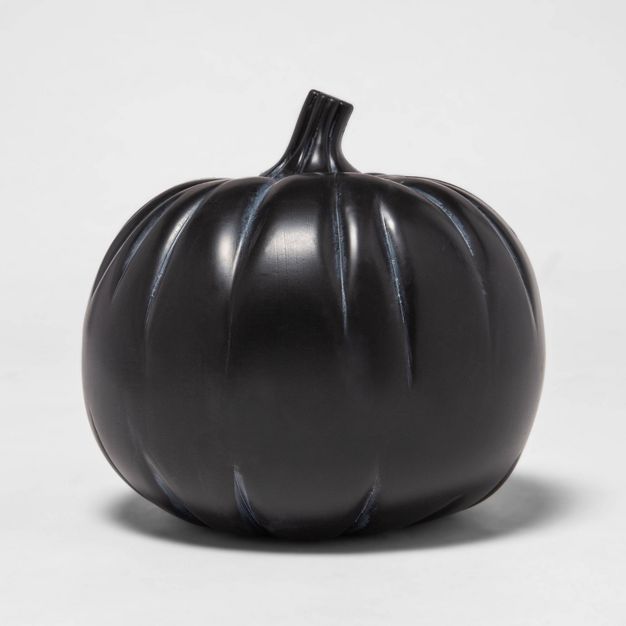Black Pumpkin Halloween Decorative Sculpture - Hyde & EEK! Boutique™ | Target