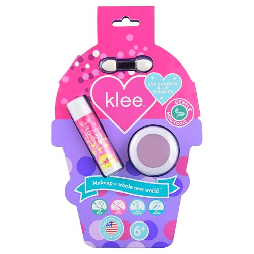 LunaStar Klee Eye Shadow and Lip Shimmer Makeup Kit. Gentle and Non-Toxic. Kid-Friendly. Made in USA. (Bonbon Twinkle) | Amazon (US)