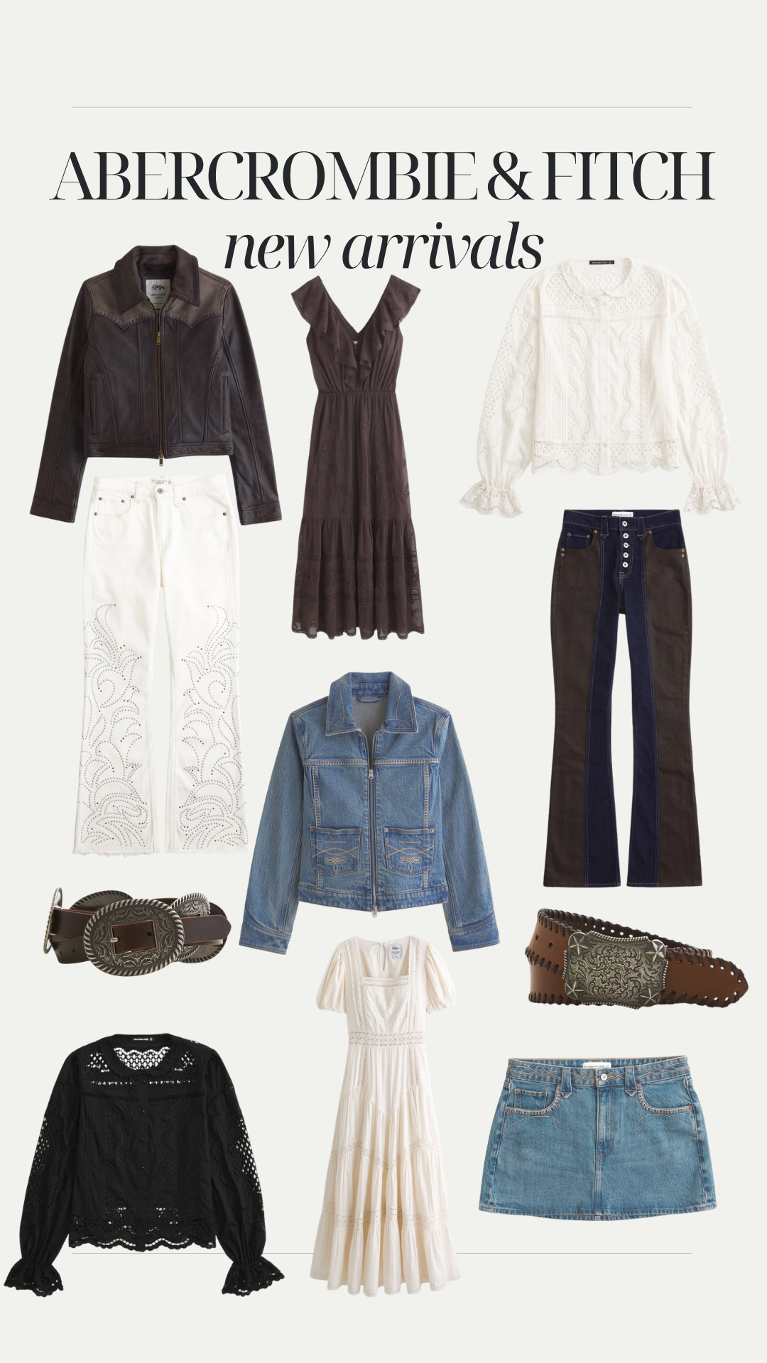 The new from Abercrombie and Fitch. New arrivals cowboy style 

 #LTKFindsUnder100 #LTKStyleTip