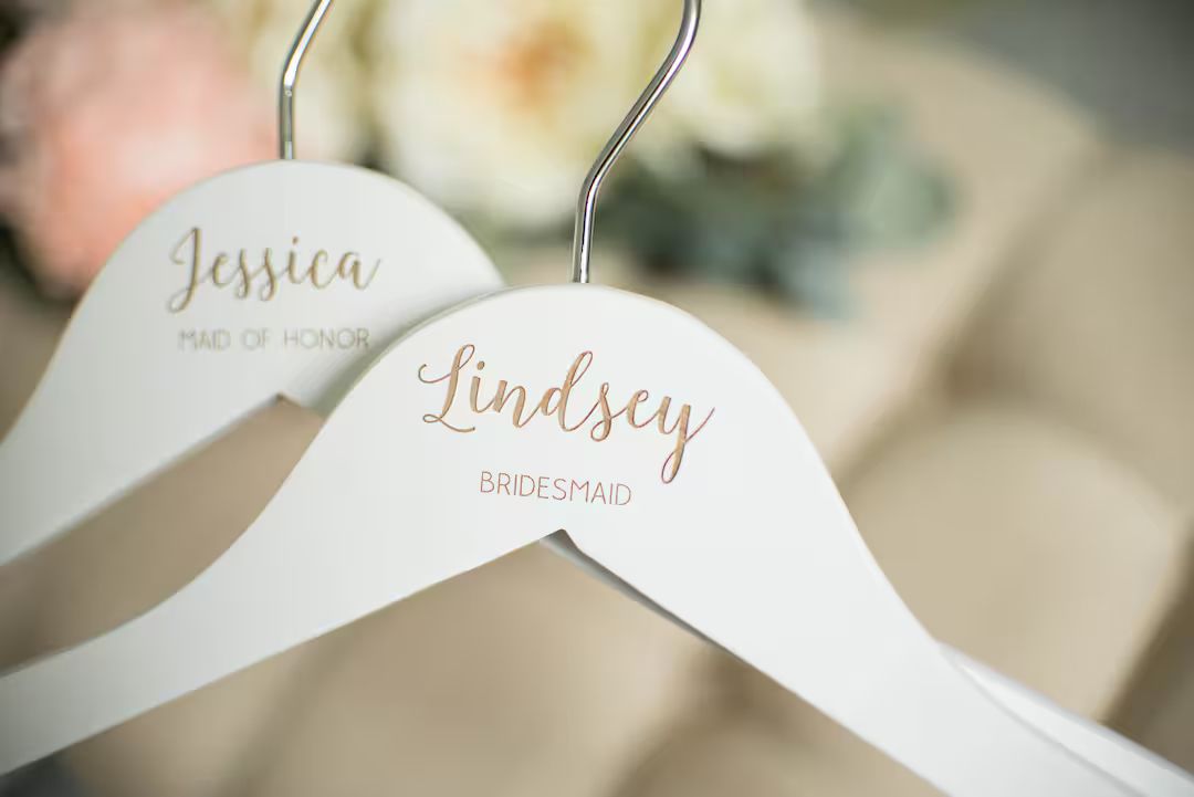 Bridesmaid Hangers Personalized Bridesmaid Hangers Wedding Hangers Bride Hanger Personalized Wedd... | Etsy (US)