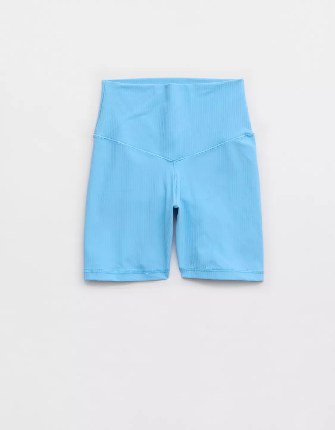 OFFLINE By Aerie Real Me XTRA Ribbed High Waisted 5" Bike Short | Aerie
