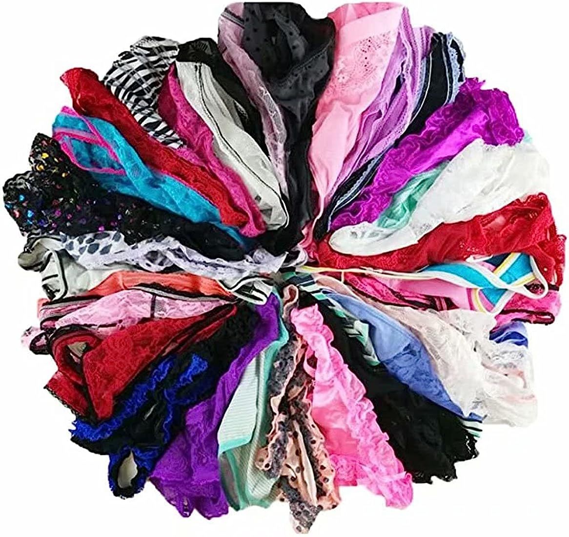 Jooniyaa Women Variety of Underwear Pack T-Back Thong G-String Panties | Amazon (US)