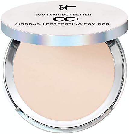 IT Cosmetics Your Skin But Better CC+ Airbrush Perfecting Powder - Fair (W) - Camouflage Pores, Dark | Amazon (US)