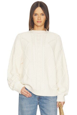 Amberlyn Roll Neck Cable Sweater
                    
                    SRG | Revolve Clothing (Global)