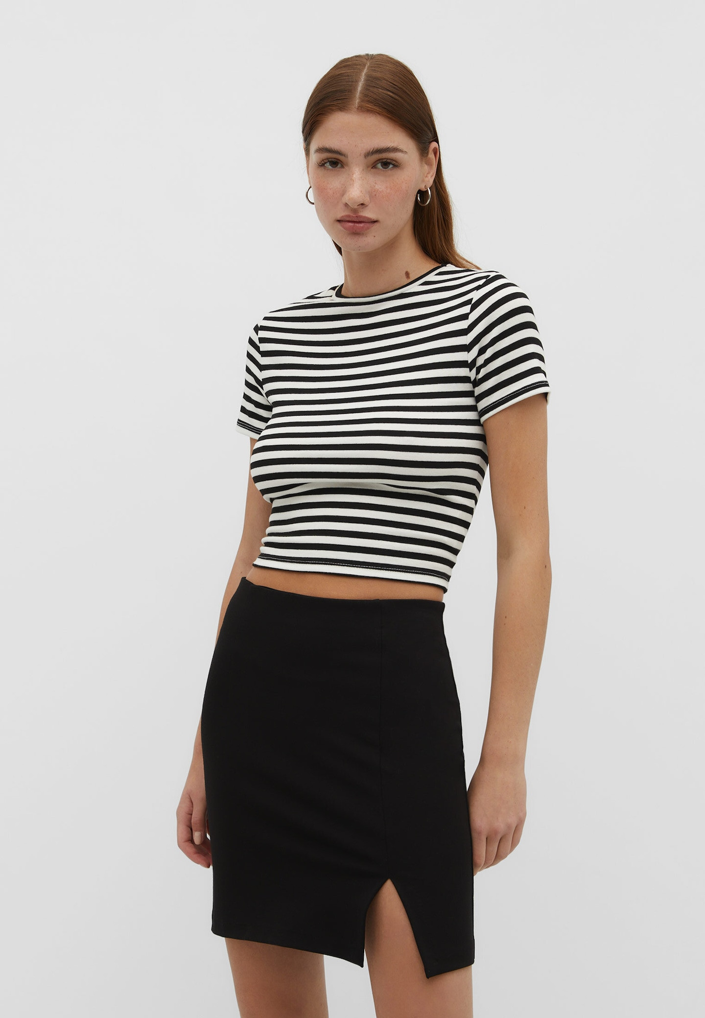 Knit mini skirt | Stradivarius (UK)