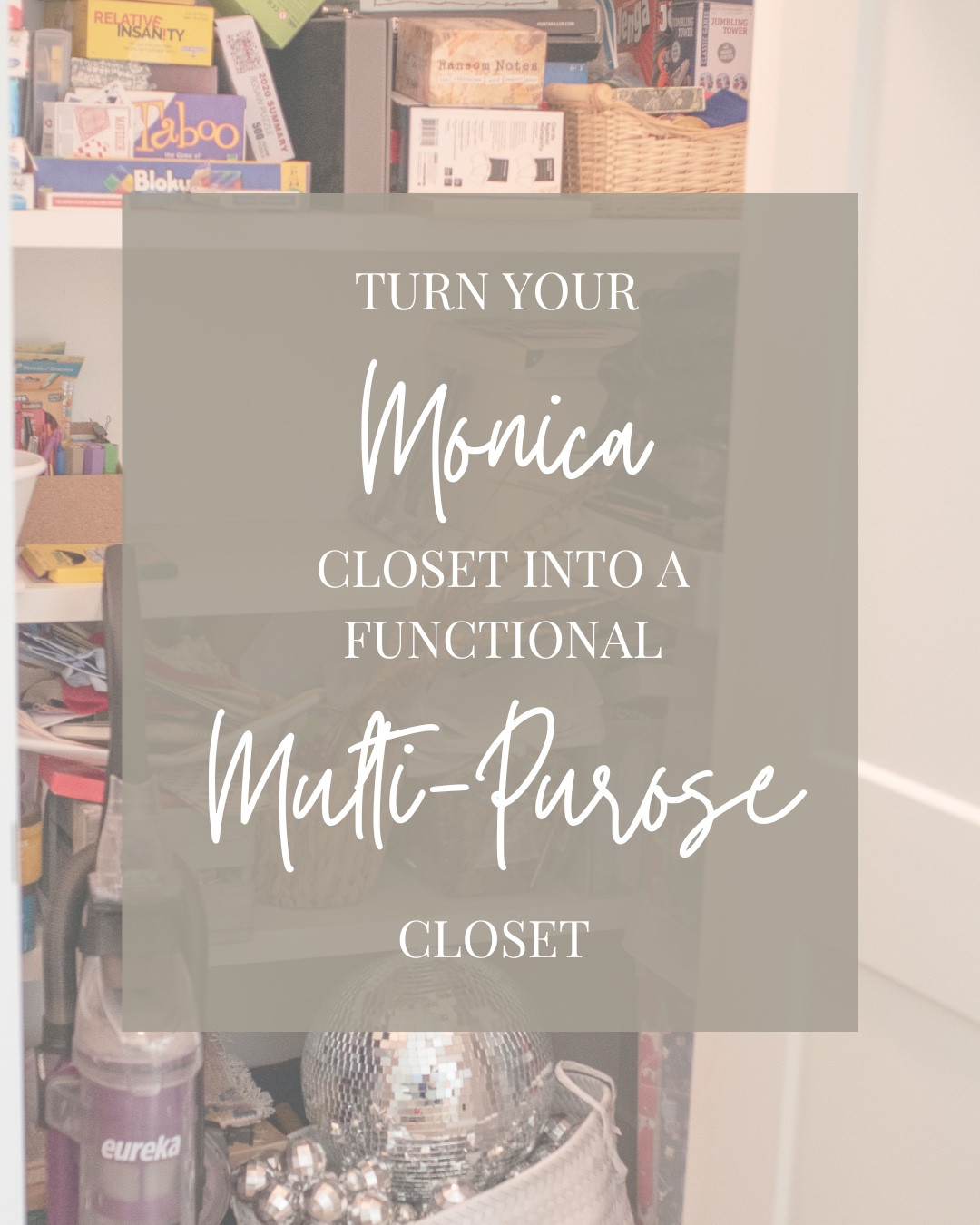 ✨ Is your “Monica Closet” overflowing with randomness? Let’s turn it into a functional multi-purpose closet!
I broke it down into 5 simple zones so you can maximize storage, keep things organized, and actually find what you need. 🧺🎁👗

Ready to transform your chaos closet into a space that actually works for you? Let’s go zone by zone!

Zone 1: Seasonal clothing, costumes, or keepsakes 👗👒

Zone 2: Extra Bedding- pillows, linens, and bedding 🛏️
Keep them fresh in breathable bags or bins.”

Zone 3: Door Storage- the back of your door = bonus storage space! 
Perfect for wrapping supplies, gift bags, and tags.”

Zone 4: Shelves for seasonal frames, décor, and small household items 🖼️
Group similar things together in bins for quick access.

Zone 5: Drawers -stationary + craft supplies ✂️
Clear organizers help keep all the little things in check.

Save this post for your next closet project 👇
#organizationtips #closetmakeover #houseofvon