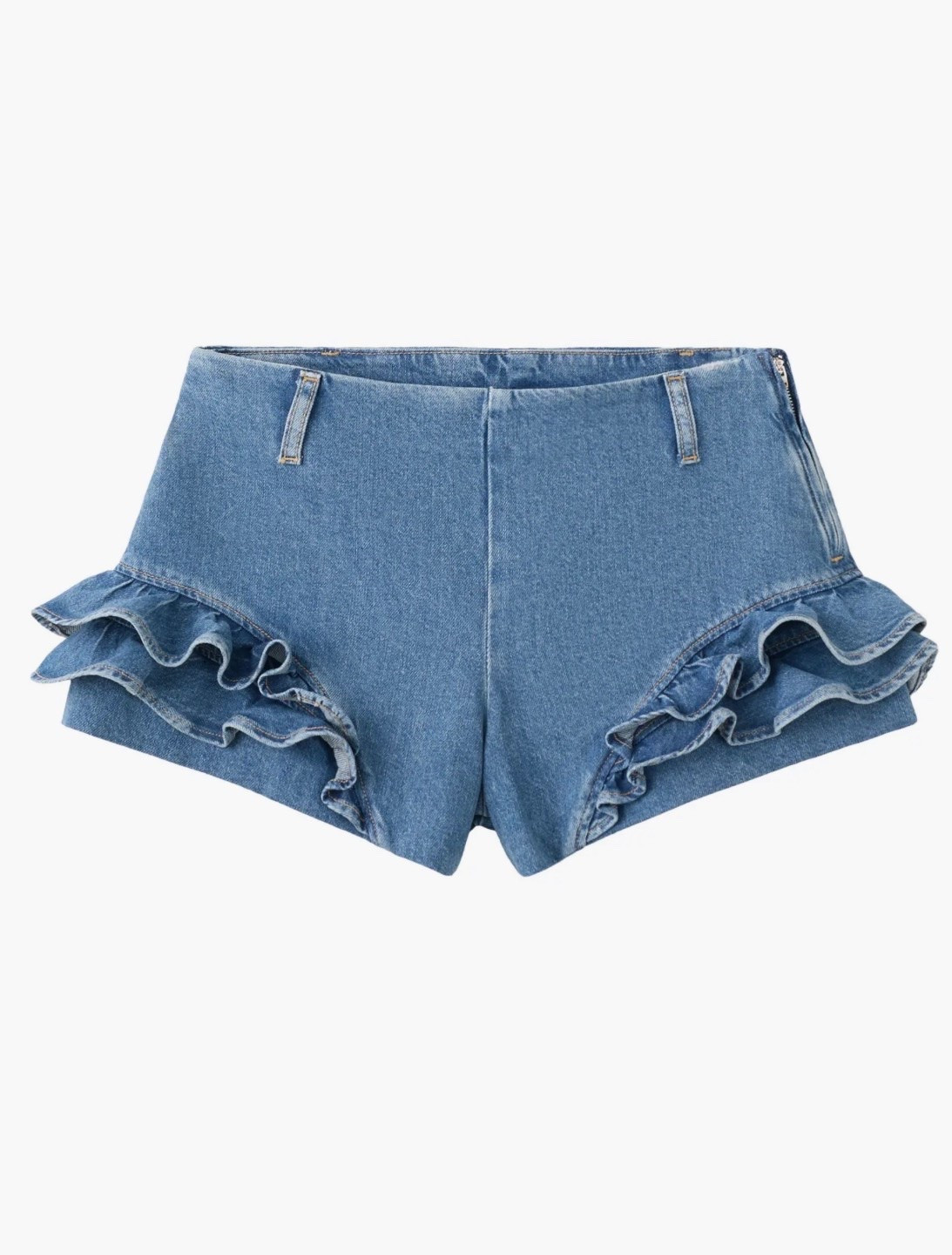 Starring Hailey Bieber Agata Denim Shorts