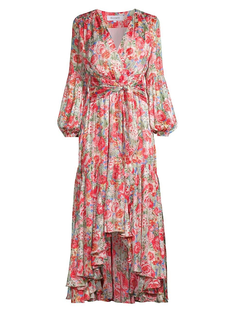 Makayla Floral High-Low Dress | Saks Fifth Avenue