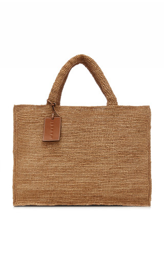 Sunset Raffia Natural Large Tote Bag | Moda Operandi (Global)