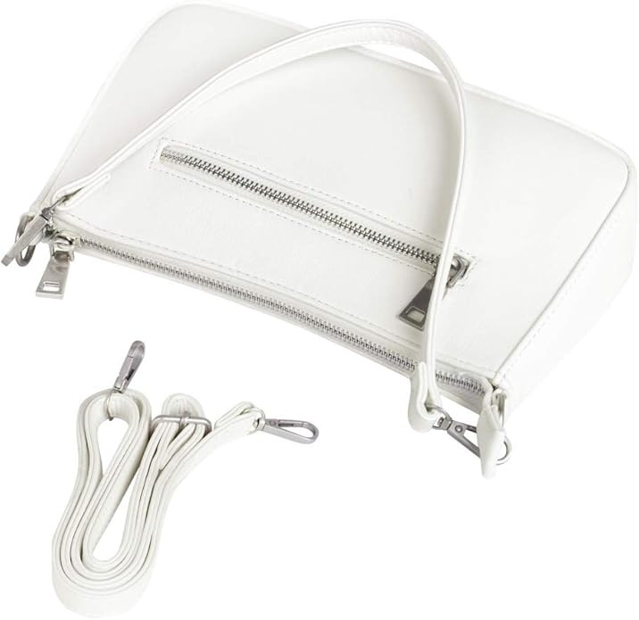 NIUEIMEE ZHOU Small Shoulder bag with 2 Removable Straps Cross Body Clutch Purse Handbag for Wome... | Amazon (US)