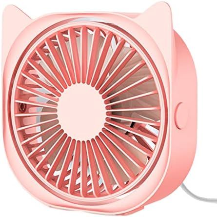 Small Personal USB Desk Fan - Mini Table Fan Ultra Quiet for Bedroom Sleeping, 3 Speeds, USB Powered | Amazon (US)