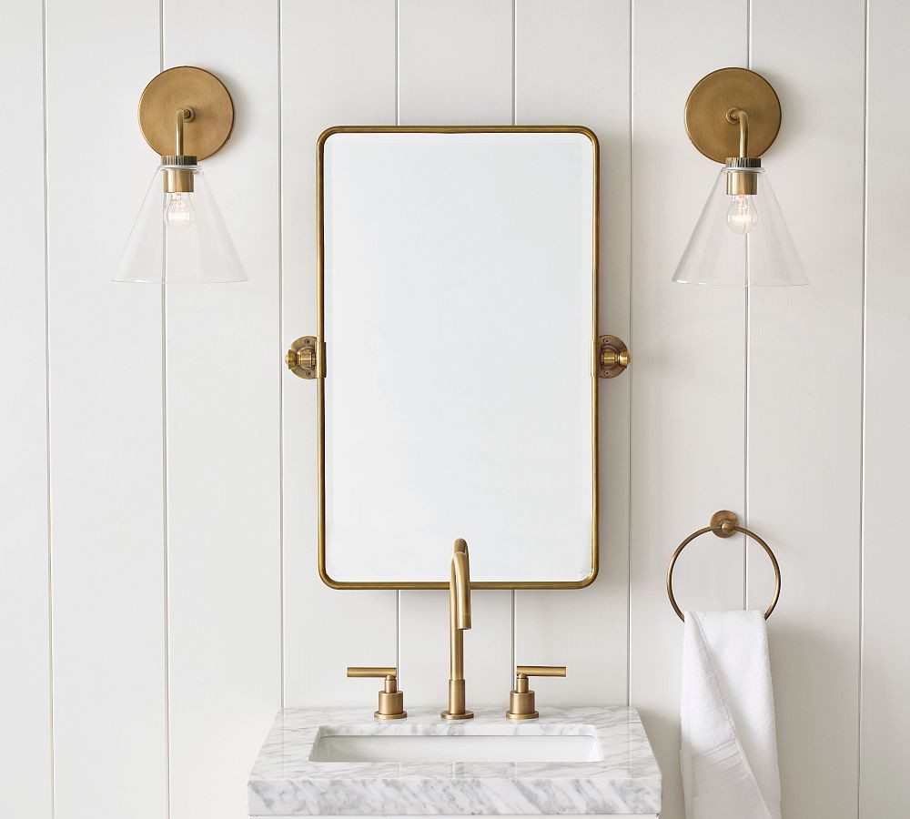 Vintage Mini Pivot Mirror - ADA | Pottery Barn (US)