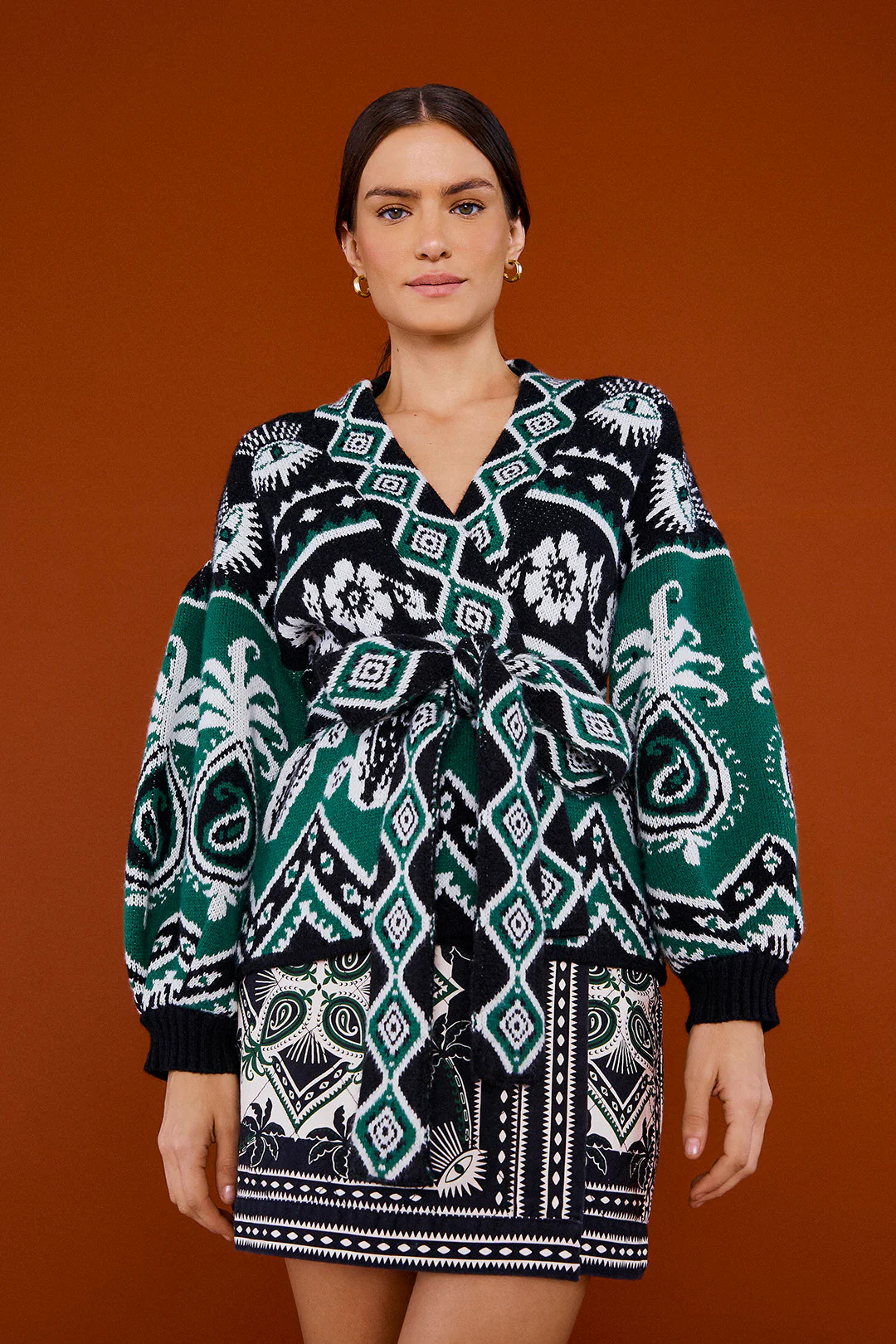 Mystic Scarf Cardigan | FarmRio (US)