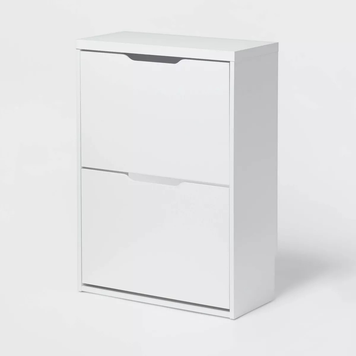 Laminate Pivot Open Shoe Cabinet White - Brightroom™ | Target