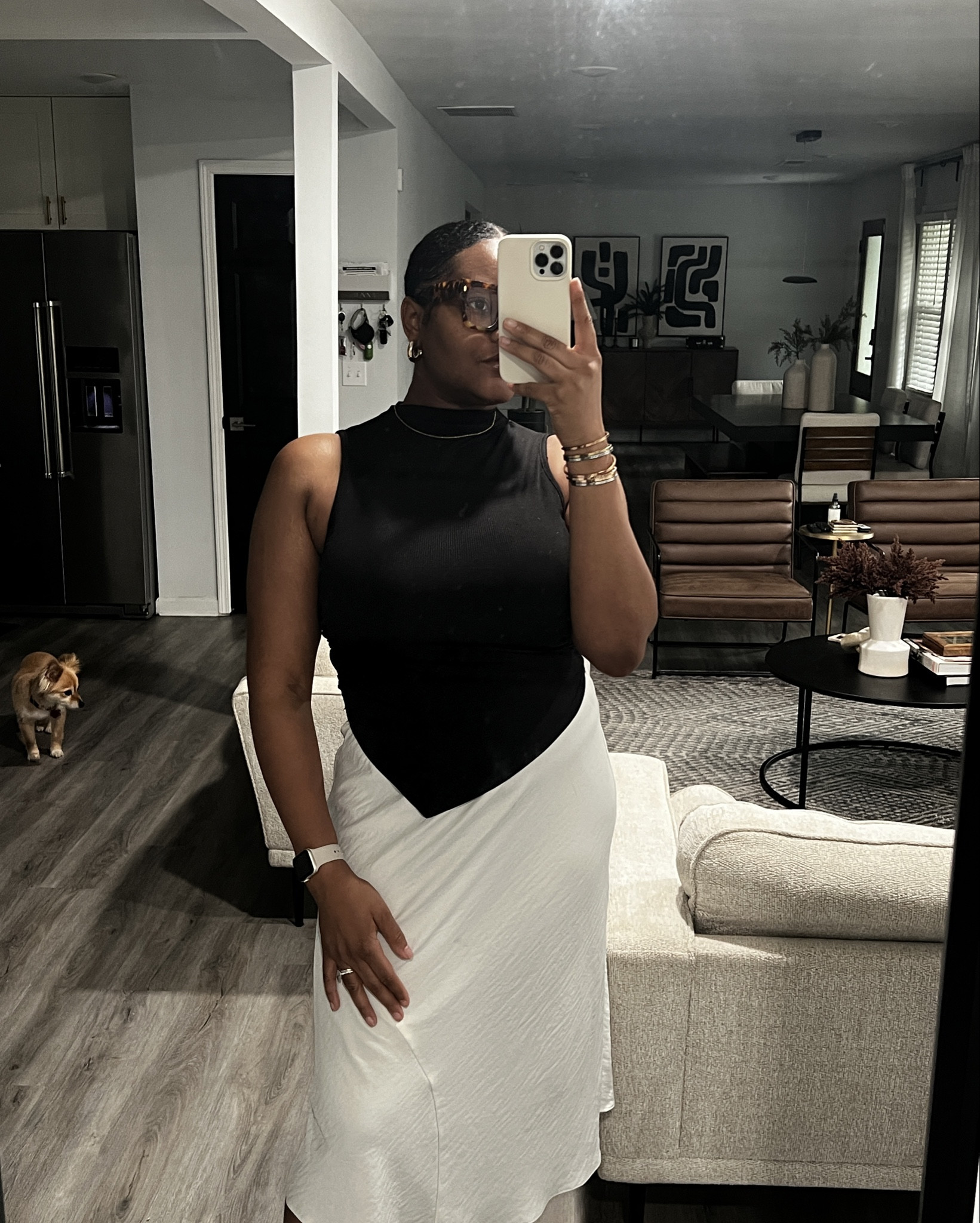 Summer office style inspiration! I love wearing black and white together no matter the season and this slip skirt outfit did not disappoint! 

#LTKSummerSales #LTKMidsize #LTKFindsUnder50