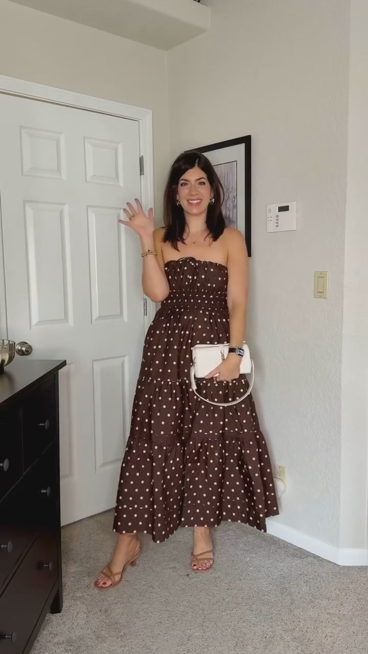 Brown and polka dots are my current obsession. I’m in a medium. Code: MK20

Anthropologie - summer dress - maxi dress - polka dot dress - midsize fashion - summer outfit - brown dresss

#LTKMidsize #LTKStyleTip #LTKSeasonal