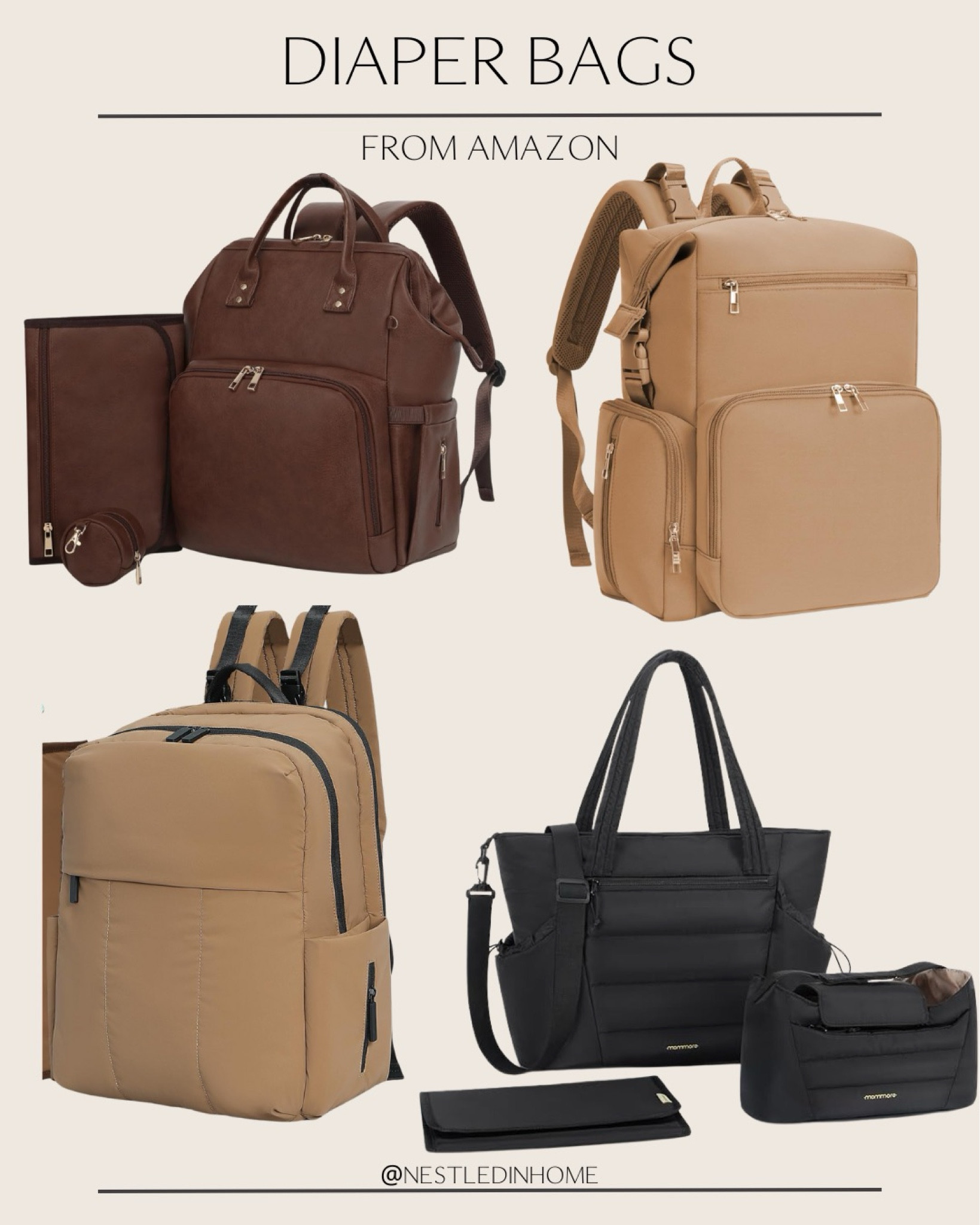 Diaper Bags from Amazon 

#LTKBaby #LTKGiftGuide #LTKFamily