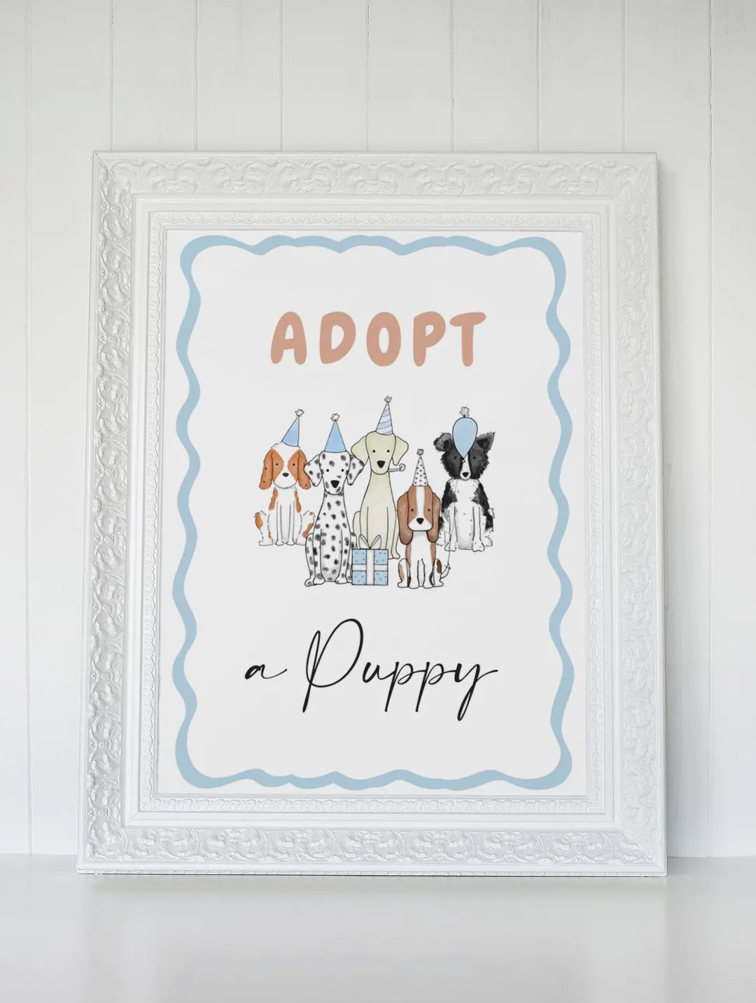 Adopt A Puppy Certificate Card And Sign | Editable Dog Adoption Certificate | Printable Puppy Paw... | Etsy (US)