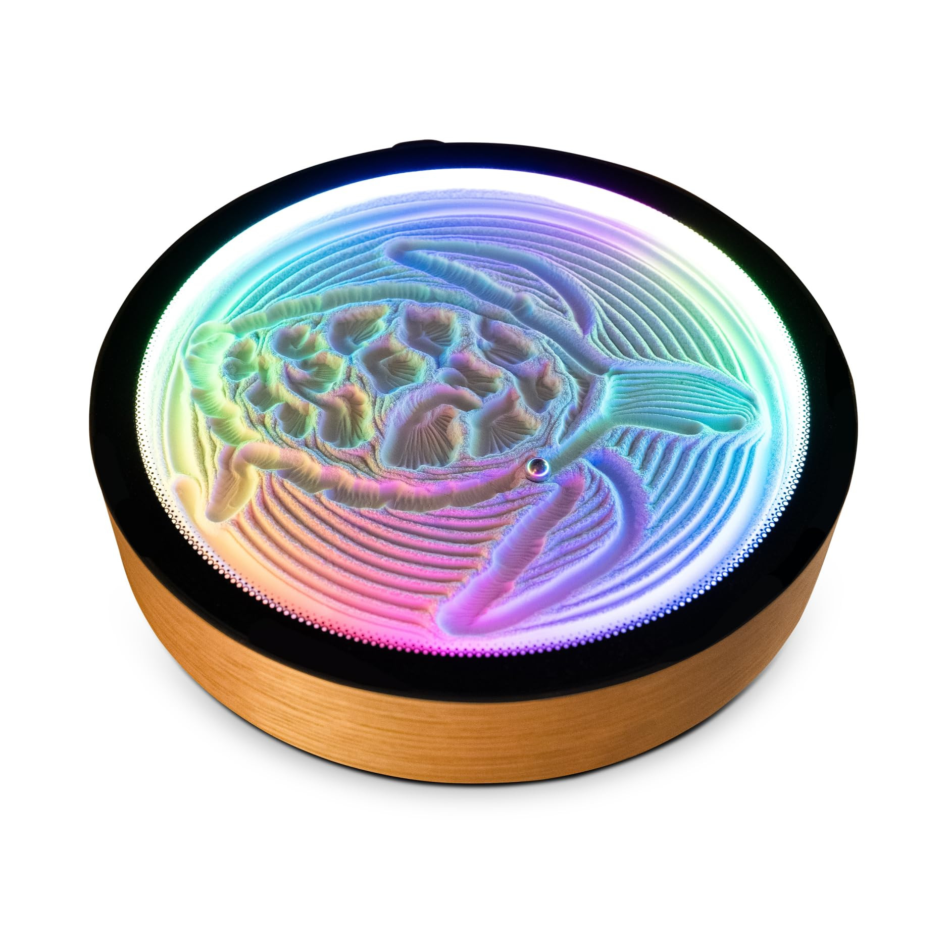 Oasis Mini Kinetic Sand Art, Real Bamboo, Zen Stress Relief, iOS and Android Compatible, with Sma... | Amazon (US)