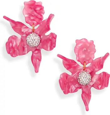 Lele Sadoughi Small Crystal Lily Earrings | Nordstrom | Nordstrom