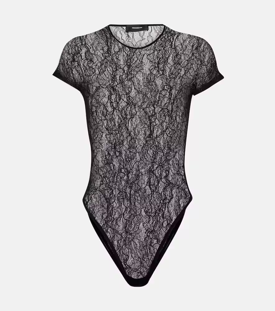 Wardrobe.NYC Lace bodysuit | Mytheresa (INTL)