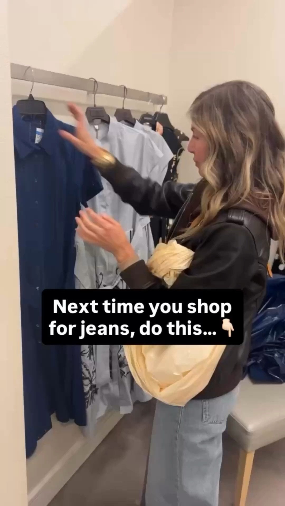 Denim shopping doesn’t have to be frustrating if you know what to look for. 

Next time you’re on the hunt for the perfect pair, remember this: 
🔹 Know your rise preference — Do you feel best in high-rise, mid-rise, or low-rise? This small detail makes a big difference in comfort and fit. 
🔹 Check the stretch factor — A little stretch adds comfort, but too much can lead to sagging. Aim for 1-2% elastane for structure and give. 
🔹 Focus on fit, not size — Every brand fits differently, so try multiple sizes to find the one that flatters your body. The number on the tag doesn’t matter — the fit does! 

Bonus tip: If they fit your hips but gap at the waist, a tailor can fix that. Never settle for jeans that don’t make you feel amazing! 

#JeansShoppingTipsSpace #DenimStyleSecrets #FlatteringJeans #PerfectFitEveryTime #PersonalStylistTips BodyConfidentStyle ShoppingMadeSimple WardrobeConfidence StyleForRealLife PersonalStylist NashvilleStylist
