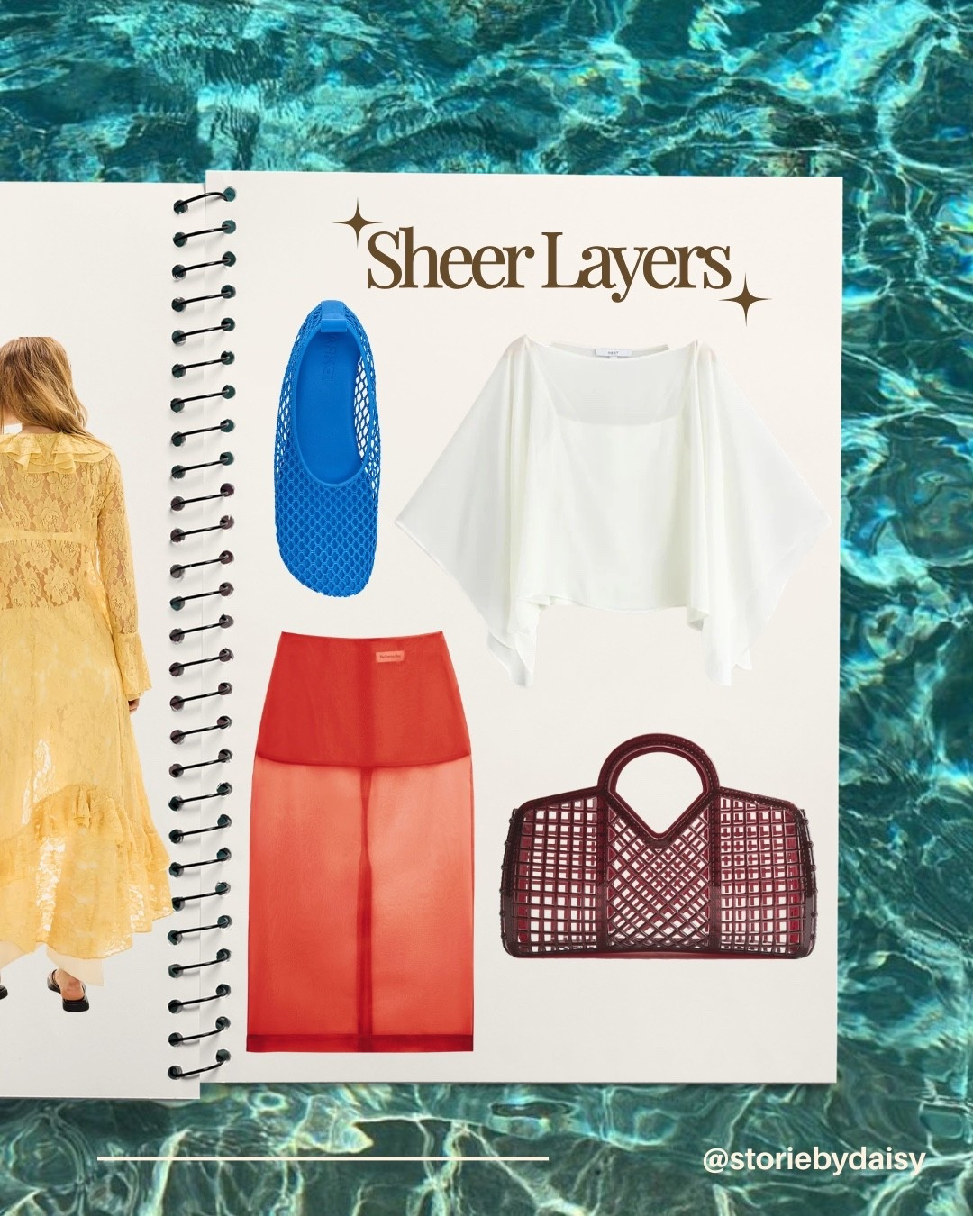 Summer trends actually worth buying - Sheer Layers
Red skirt - The Frankie Shop

#LTKuk #LTKsummer #LTKeurope