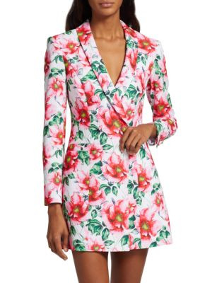 Latoya Floral Mini Blazer Dress | Saks Fifth Avenue OFF 5TH