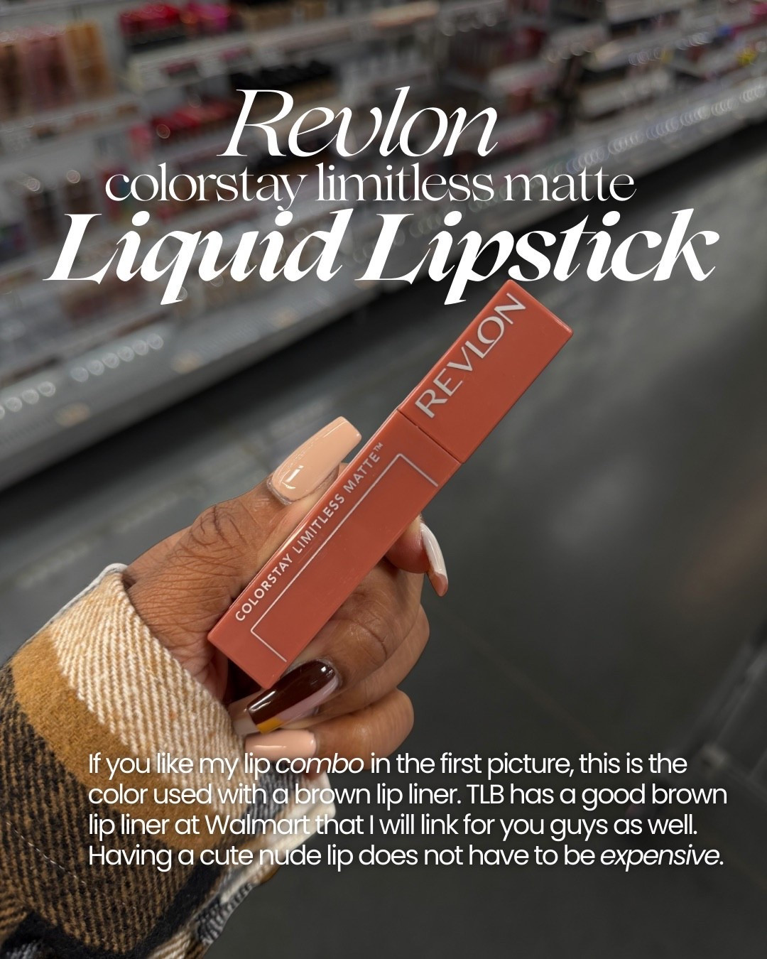 Loving this Revlon ColorStay Limitless Matte Liquid Lipstick 🤎 This is the exact shade I use in most of my makeup looks. Such an affordable way to get the perfect nude lip!

#LTKSaleAlert #LTKgrwm #LTKPlusSize