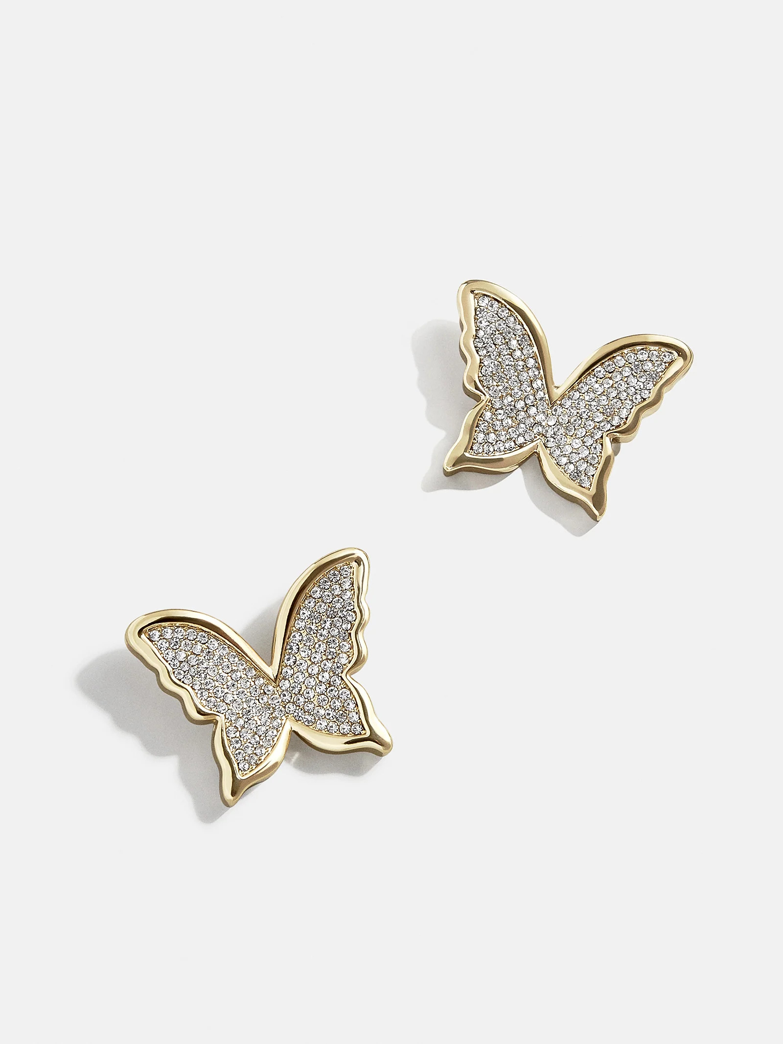 On the Fly Earrings - Clear/Gold | BaubleBar (US)
