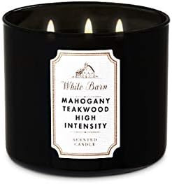 Amazon.com: Bath & Body Works White Barn 3-Wick Candle in Mahogany Teakwood High Intensity: Home ... | Amazon (US)