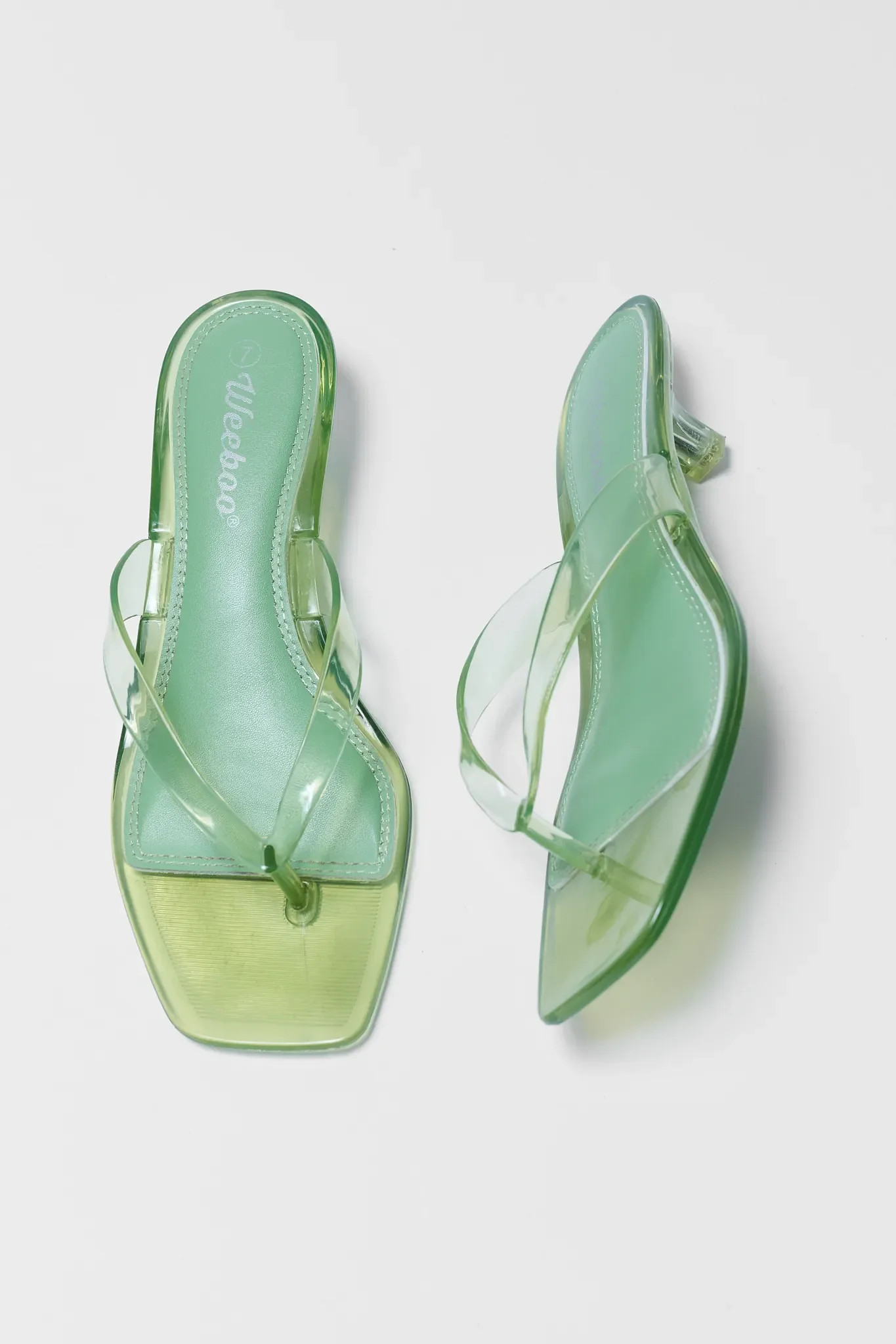 Vickie Green Jelly Kitten Heels | Avara
