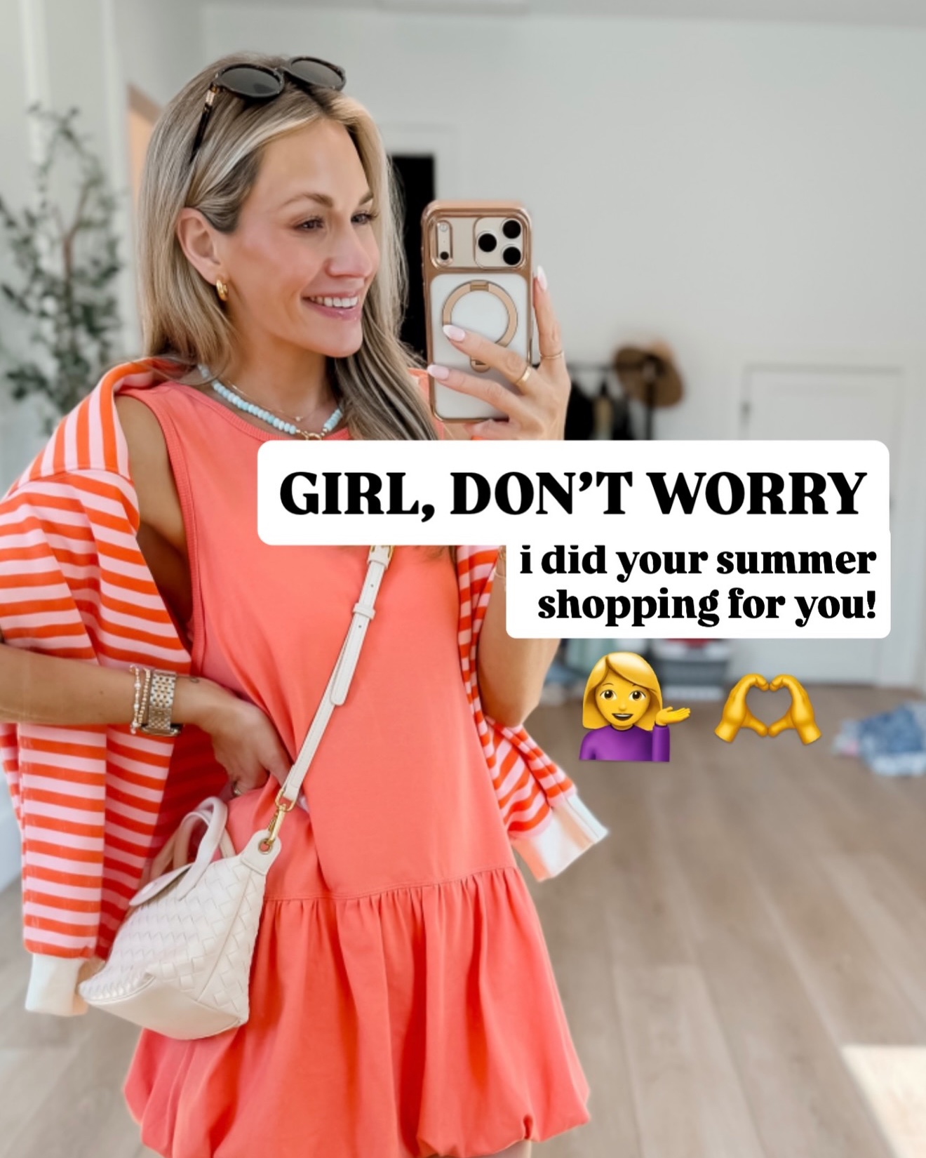 Just here to help a sista out! 💁‍♀️ These are my fav summer basics that I reach for year after year! These are pieces you can use to build multiple outfits and they are great for mom life too! Seamless tees, built in bra tanks, everyday bra @vertvie_official , flattering active dress, athletic shorts, comfy tailored shorts, tank dress, activewear and lots more!