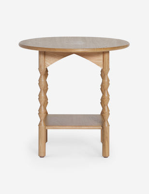 Topia Round Side Table by Ginny Macdonald, Natural | Lulu and Georgia 