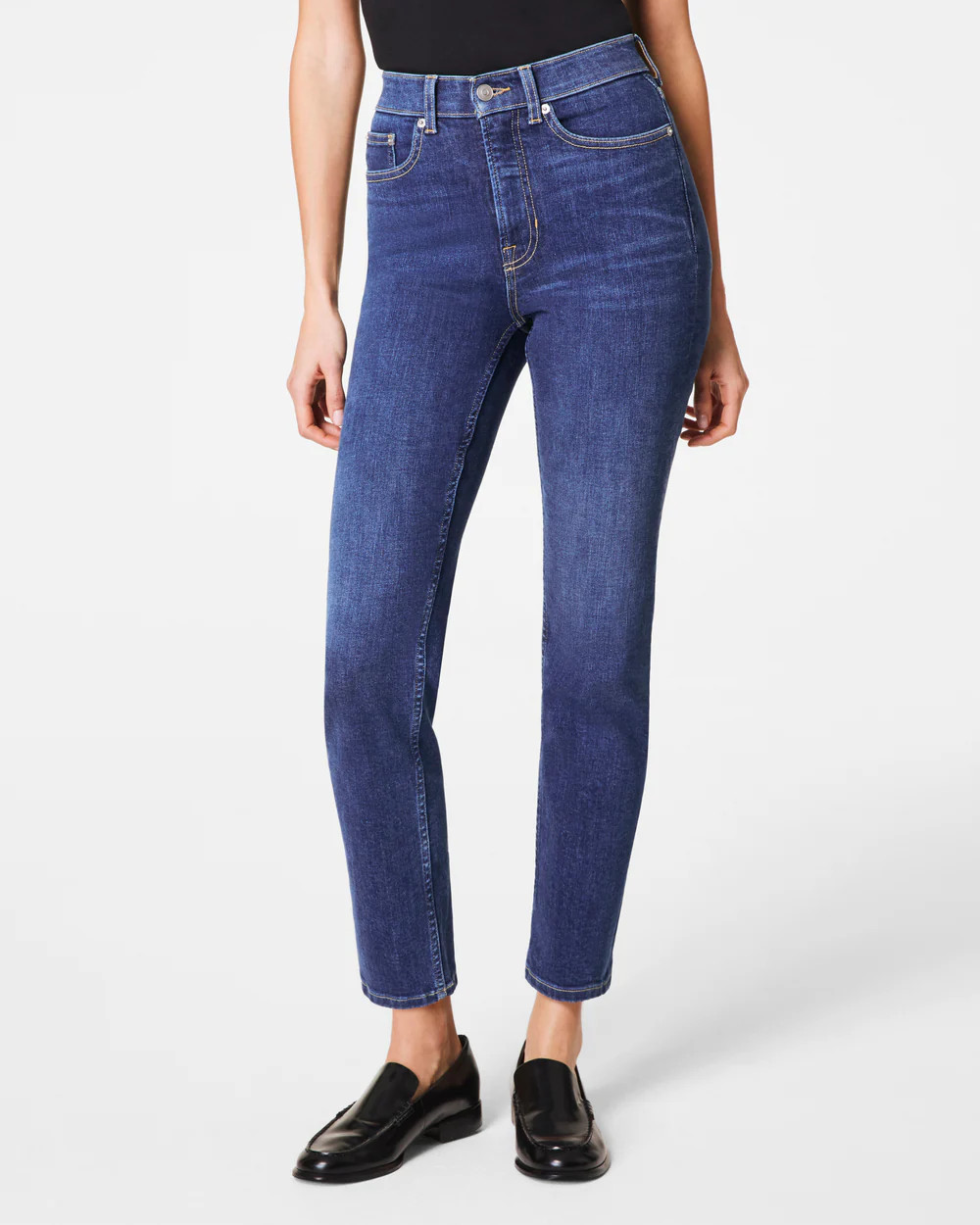 Slim Straight Sculpting Jeans with Tummy Control | SPANX | Spanx