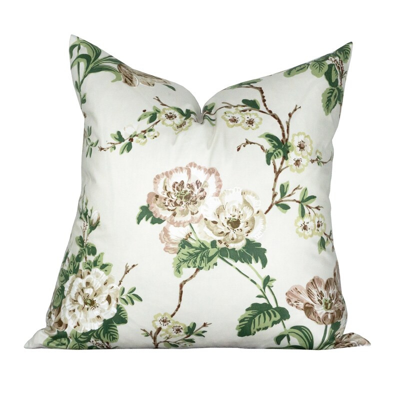 Pillow Cover Betty Chintz Quiet Pink Floral Spark Modern | Etsy | Etsy (US)