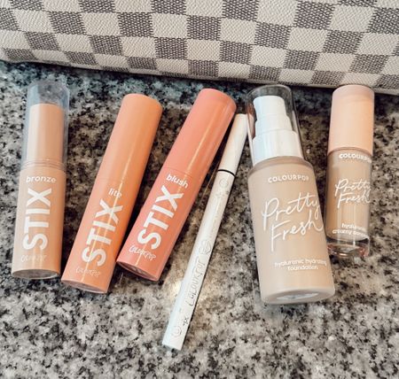 Travel tip: stick blush, highlighter and bronzer are great because they won’t break and are multi use! I use the highlighter and bronzer for eyeshadow and the blush for a lip stain. 

#LTKbeauty