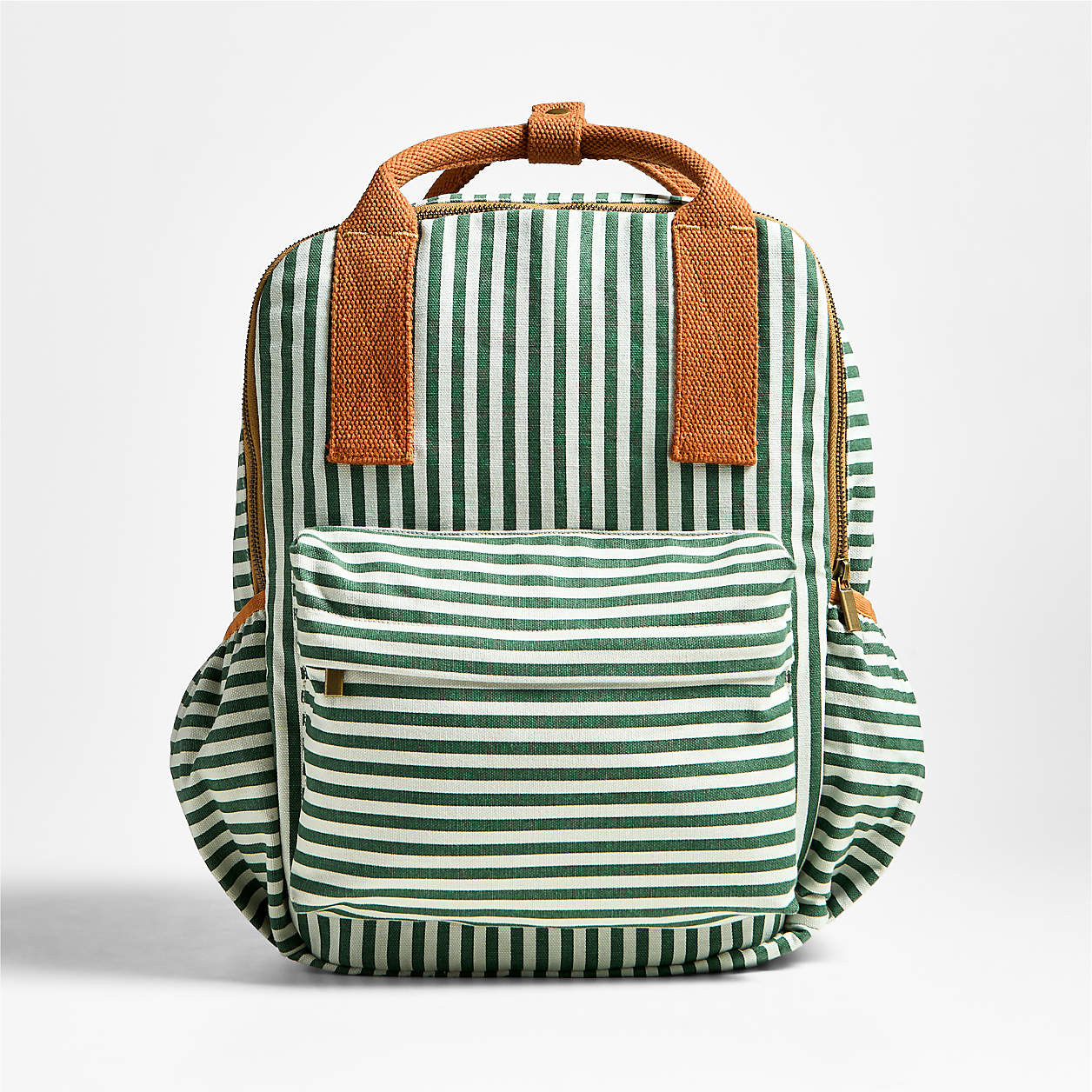 Pathfinder Medium Sunset Stripe Kids Cotton Backpack | Crate & Kids | Crate & Barrel