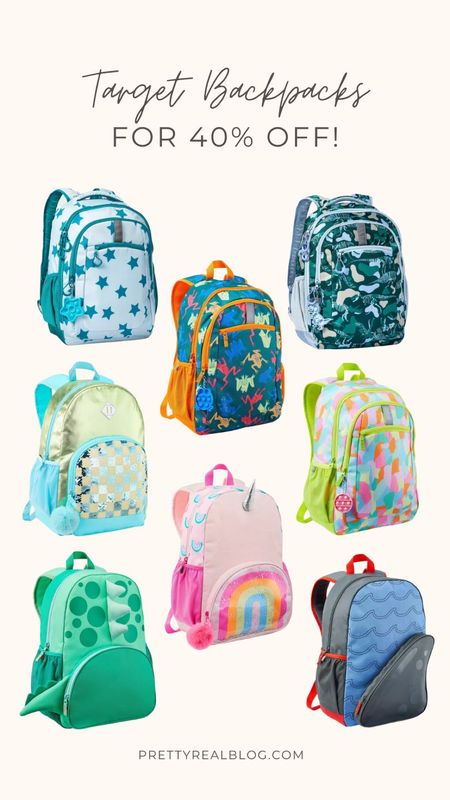 Cute and fun backpacks for 40% off! Starting at $11. Backpacks for girls, backpacks for boys, Dino backpack, unicorn backpack, shark backpack, rainbow backpack, adaptive backpack

#LTKBacktoSchool #LTKfamily #LTKkids