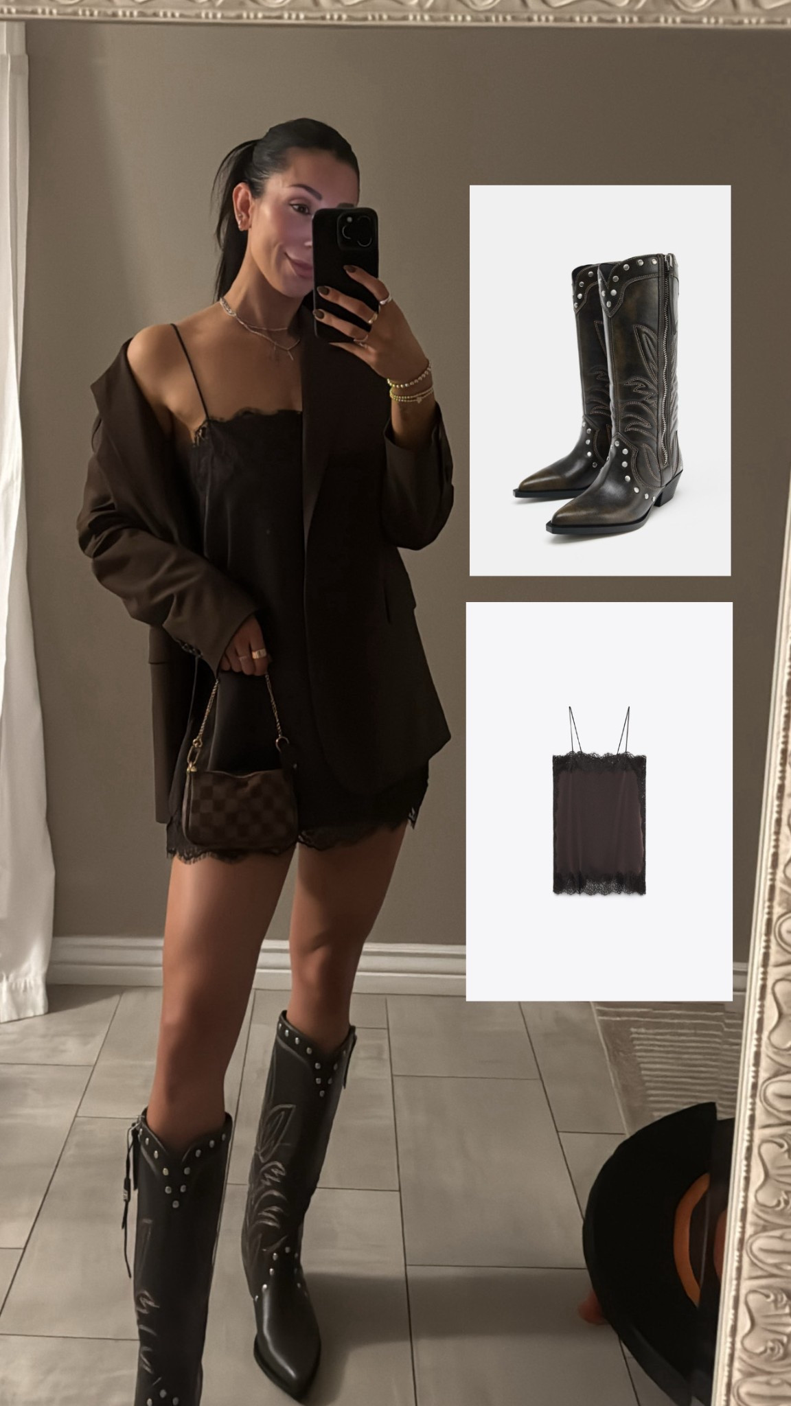 Zara Black Friday sale up to 40% off. My lace top and cowboy boots are on sale!

#LTKSaleAlert #LTKCyberWeek #LTKFindsUnder100